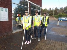 World Sight Day Oct 2014 The walk begins (Holly, Stuart and James 003